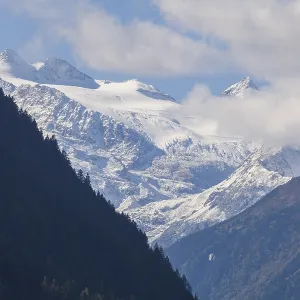 Stubai Glacier with Zuckerhutl Mountain