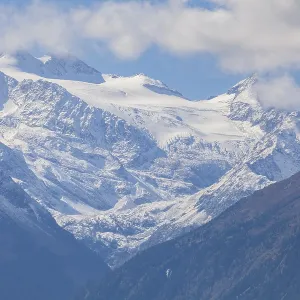 Stubai Glacier with Zuckerhutl Mountain