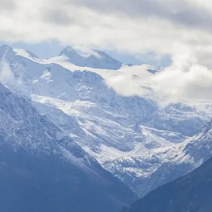 Stubai Glacier with Zuckerhutl Mountain