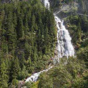 The Stuiben Falls between Umhausen and Niederthai in the Middle Otztal The Stuiben Falls between Umhausen and Niederthai in the Middle Otztal