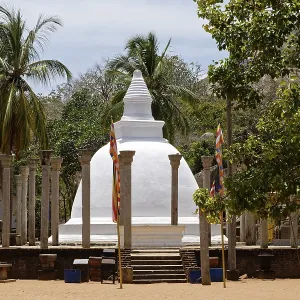 Stupa, Buddhist temple, Mihintale temple complex Stupa, Buddhist temple, Mihintale temple complex
