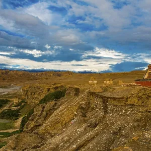 Stupa in the kingdom of Guge, Western Tibet, Asia Stupa in the kingdom of Guge, Western Tibet, Asia