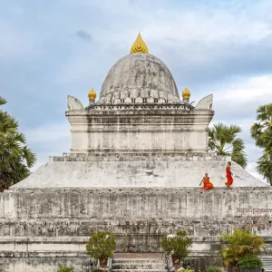 Stupa of Wat Wisunarat temple, Luang Prabang Stupa of Wat Wisunarat temple, Luang Prabang