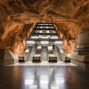 Subway, Radhuset station, Tunnelbana Subway, Radhuset station, Tunnelbana
