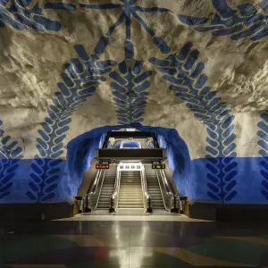 Subway station T-Centralen, Tunnelbana Subway station T-Centralen, Tunnelbana