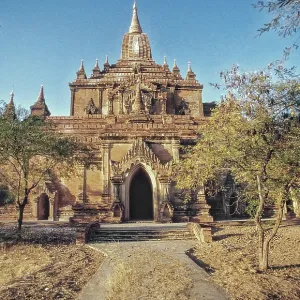 Sulamani temple, Pagan, Burma, Myanmar, Asia, 1999