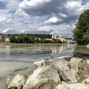 A summer view of St. Stephen's Cathedral in Passau