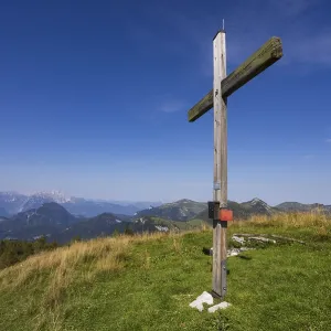 Summit cross on the Einberg, Osterhorn group