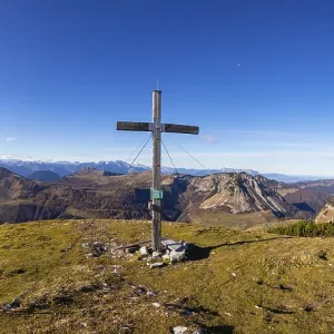 Summit cross at Hoher Zinken, Osterhorn Group