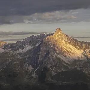Sunrise on the Mindelheim via ferrata