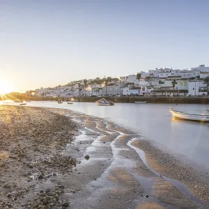 Sunrise over Ferragudo, Algarve, Portugal Print Sunrise over Ferragudo, Algarve, Portugal Print