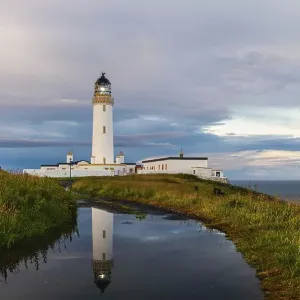 Sunset over Mull of Galloway Lighthouse
