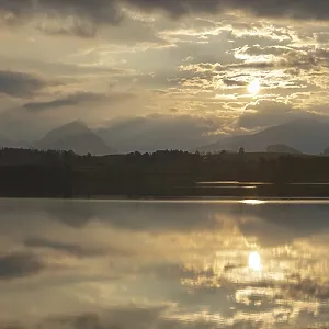 Sunset panorama, Hopfensee, Hopfen am See