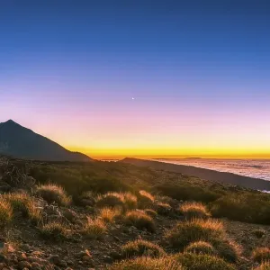 Sunset, sunset glow with evening star Sunset, sunset glow with evening star