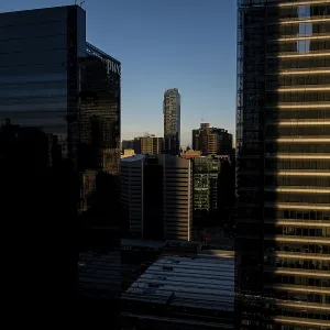 Toronto Sunset Skyscrapers Print Toronto Sunset Skyscrapers Print