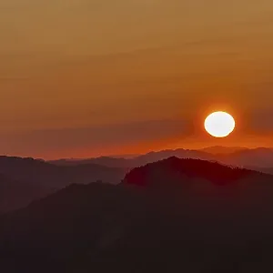 Sunset from Zeigersattel am Nebelhorn