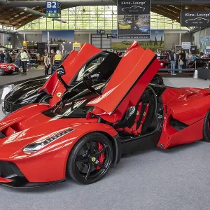 Super sports car La Ferrari with hybrid drive