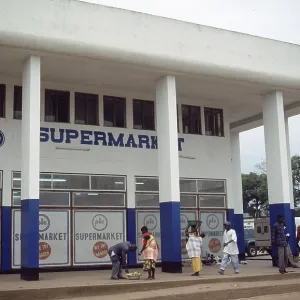 Supermarket in the city center of Mzuzu Town Supermarket in the city center of Mzuzu Town
