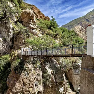 Colca Canyon Suspension Bridge Print