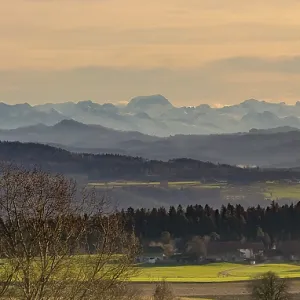 Swiss alpine panorama with Hausstock