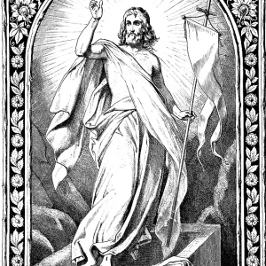Symbolic picture at the end of the Old Testament