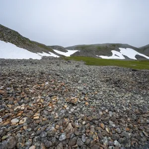 Tanafjord Barren Mountain Landscape Print