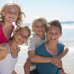 Teenagers at the beach, Camaret-sur-Mer