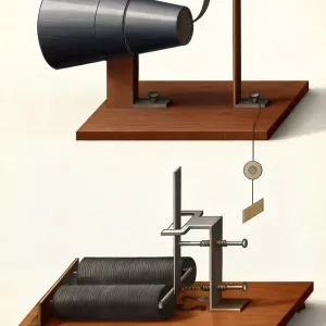 Telephone transmitter mechanism by Johann Philipp Reis Telephone transmitter mechanism by Johann Philipp Reis