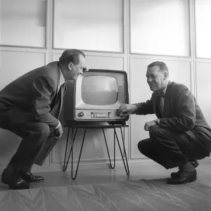 Television set in the 1950s