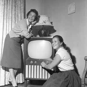 A television set from the 1950s