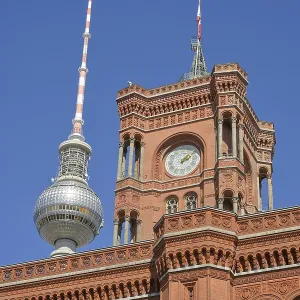 Television tower, Rotes Rathaus