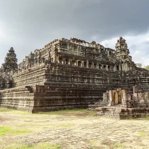 Temple area named Baphuon in Angkor Thom located in Cambodia