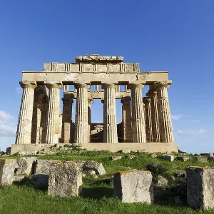 Temple E, Hera Temple Print, Selinunte Acropolis Temple E, Hera Temple Print, Selinunte Acropolis