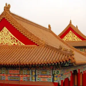 Temple, Forbidden City, Beijing China Temple, Forbidden City, Beijing China