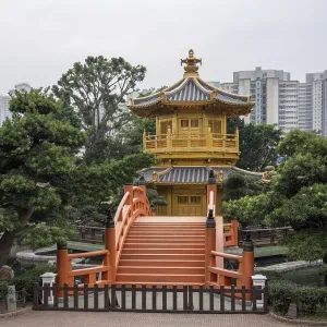 Temple Print in the Nan Lian Garden, Hong Kong