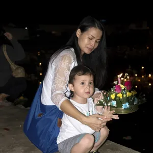 Thailand, Koh Samui, Loy Krathong Festival Thailand, Koh Samui, Loy Krathong Festival