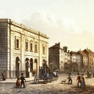 Theatre Royal, Drury Lane Print, 1809 Theatre Royal, Drury Lane Print, 1809
