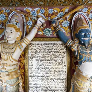 Theravada Buddhism, ancient mural