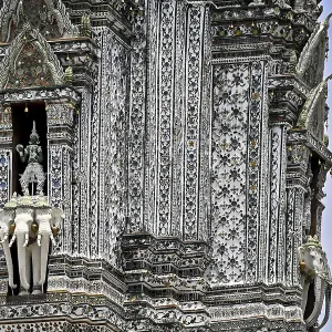 Thonburi-Pagode des Wat Arun, Bangkok Thonburi-Pagode des Wat Arun, Bangkok