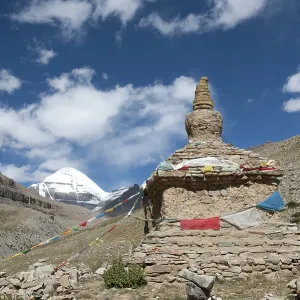Tibetan Buddhism, ancient stupa