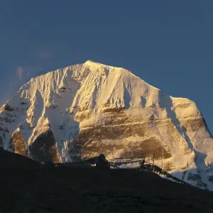 Tibetan Buddhism, snow-capped sacred Mount Kailash