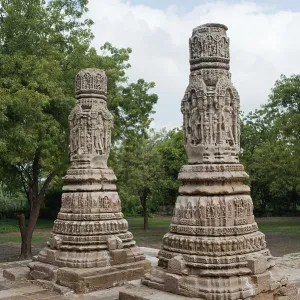 Torana gateway at sun temple in modhera Torana gateway at sun temple in modhera