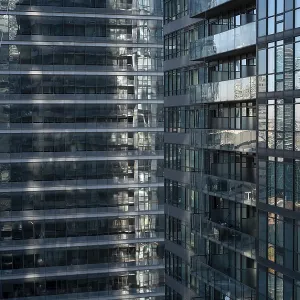 Toronto High-Rise Print: Reflective Glass Architecture