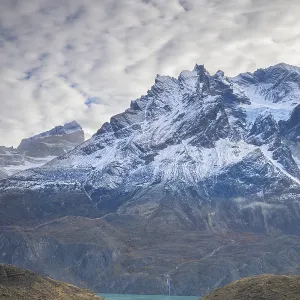 Towering Snowy Mountains Print, Patagonia, Chile