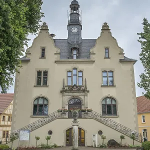 Town hall, Am Markt, Mockern Town hall, Am Markt, Mockern