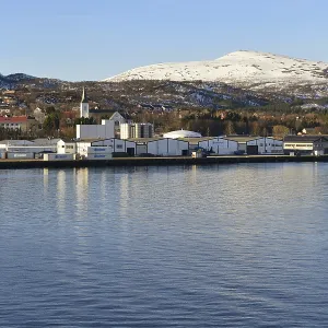 Townscape, Sortland, Langoya Island Townscape, Sortland, Langoya Island