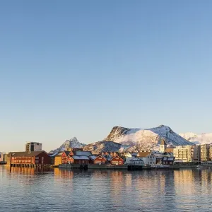 Townscape Svolvaer in the morning light Townscape Svolvaer in the morning light