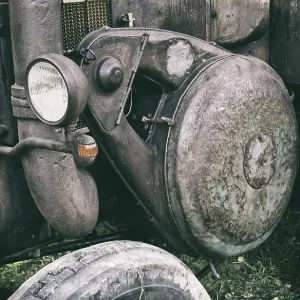 Tractor Oldtimer Sepia Tractor Oldtimer Sepia