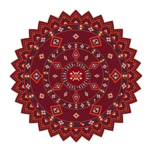Traditional Georgian round decorative element