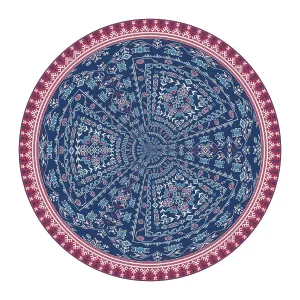 Traditional Georgian round decorative element Traditional Georgian round decorative element
